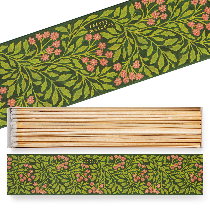 Allumettes Longues Vertes Flora | Longues - Allumettes de Sécurité
