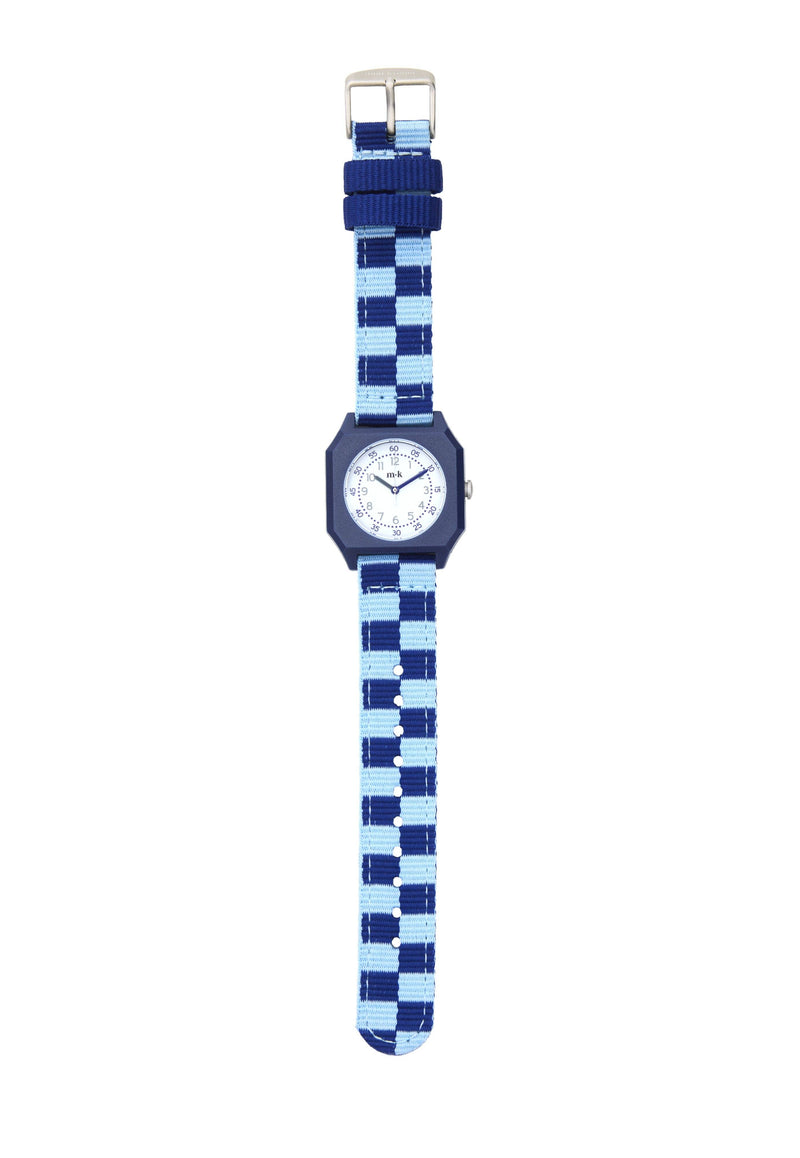 Montre Blue Sunday - Damier Bleu