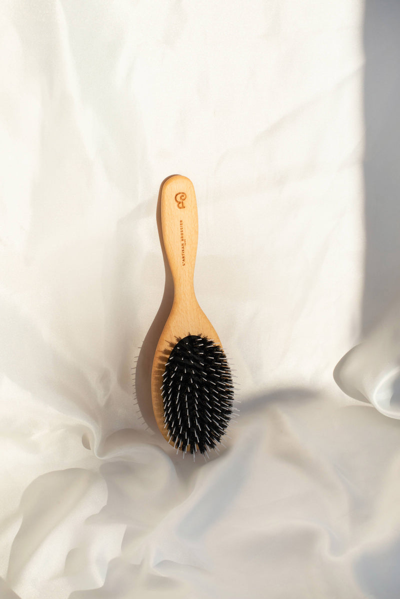 Julia - Brosse Poils de Sanglier et Picots Hêtre Clair