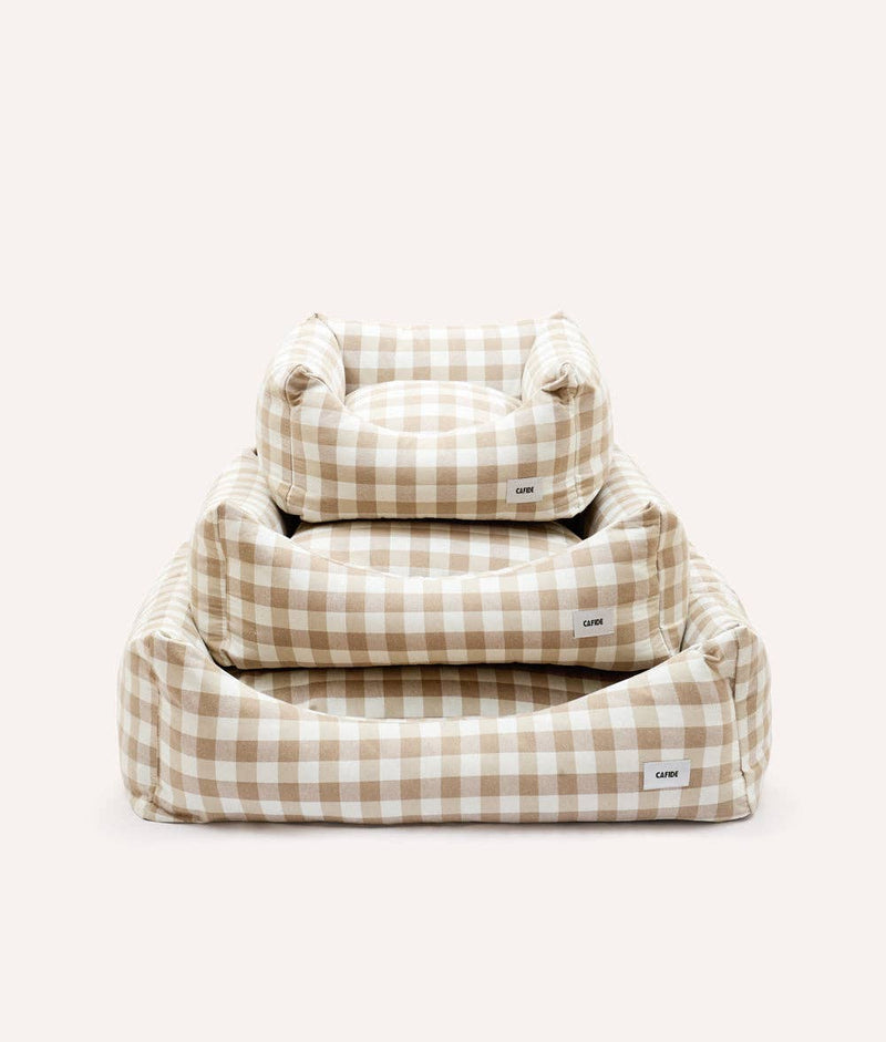 Lit pour chien Vichy Beige, Snozy