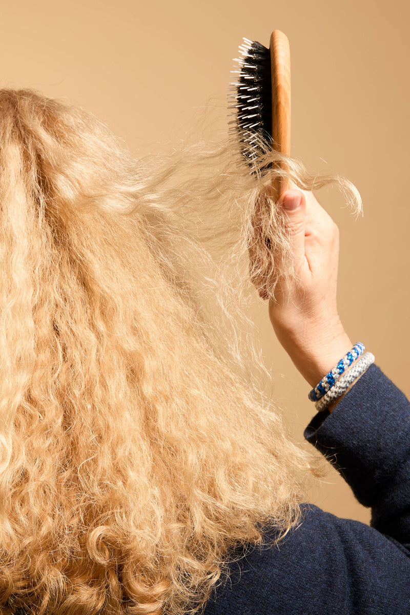 Julia - Brosse Poils de Sanglier et Picots Hêtre Clair