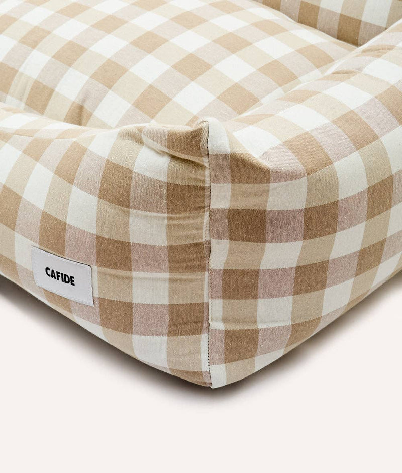Lit pour chien Vichy Beige, Snozy