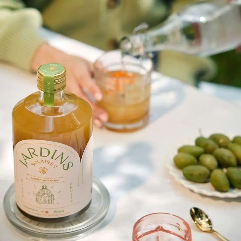 Jardins Solaires - Apéritif sans alcool - Gingembre & abricot - Hautes Cultures