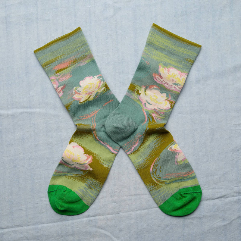 Chaussettes Claude Monet Nympheas Mer