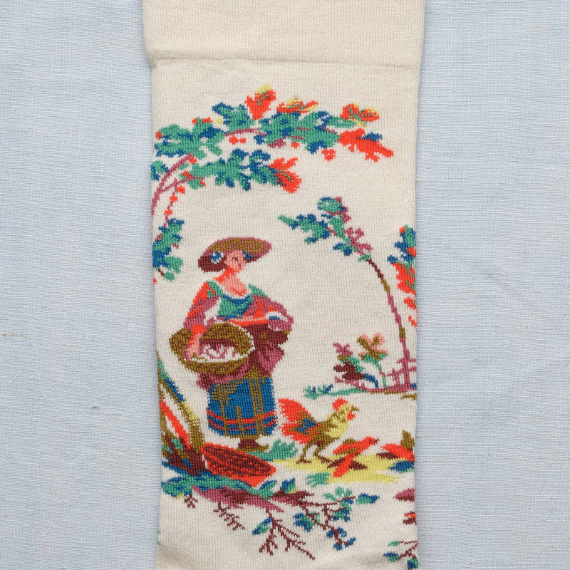 Chaussette La Jardinière Naturel