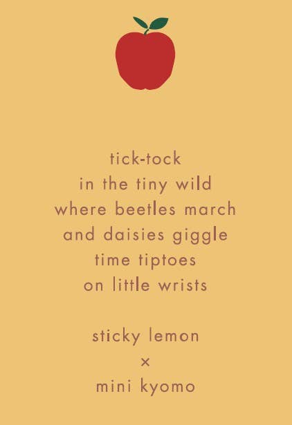 Sticky Lemon x Mini Kyomo Watch - FLOWER
