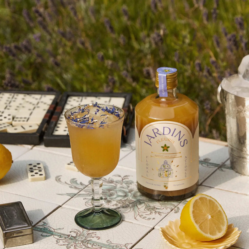 Jardins Fleuris - Apéritif sans alcool - Fleurs de sureau & bergamote - Hautes Cultures