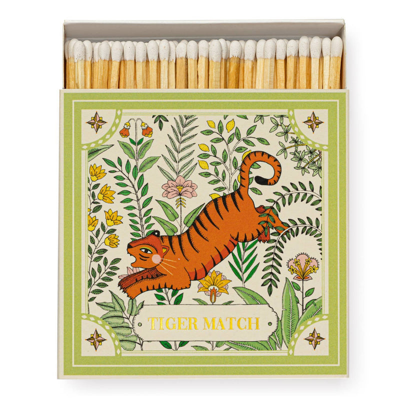 Tigre Vert | Carré - Allumettes de Sécurité