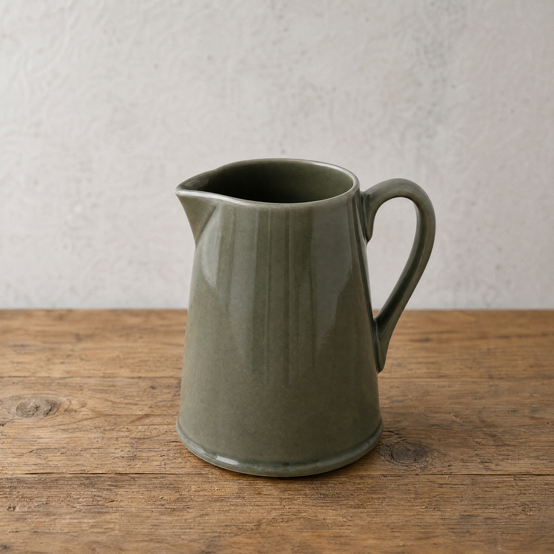 Pichet à eau en grey vert - Collaboration Tomète x Jars - Hautes Cultures