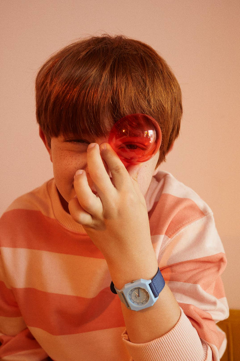 Montre Blue Cotton Candy