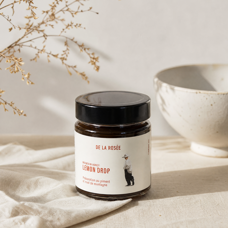 Miel de montagne & Piment Lemon Drop — 185g - Hautes Cultures