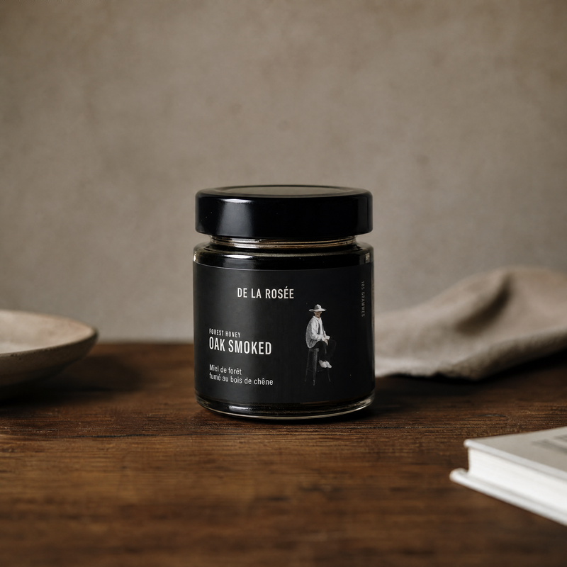 Miel de forêt fumé au bois de chêne - Hautes Cultures